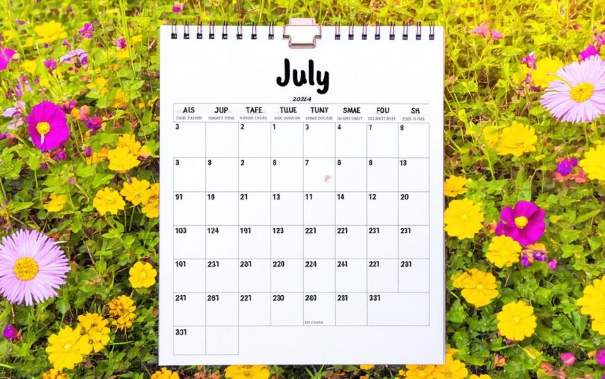 July 2024 Calendar – Printable Monthly Template & Planner