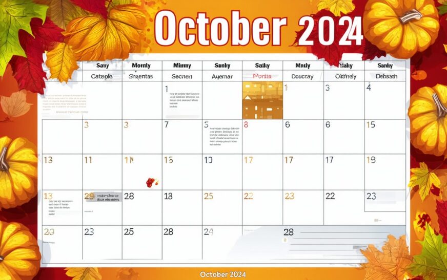 October 2024 Calendar – Printable Templates & Monthly Planner