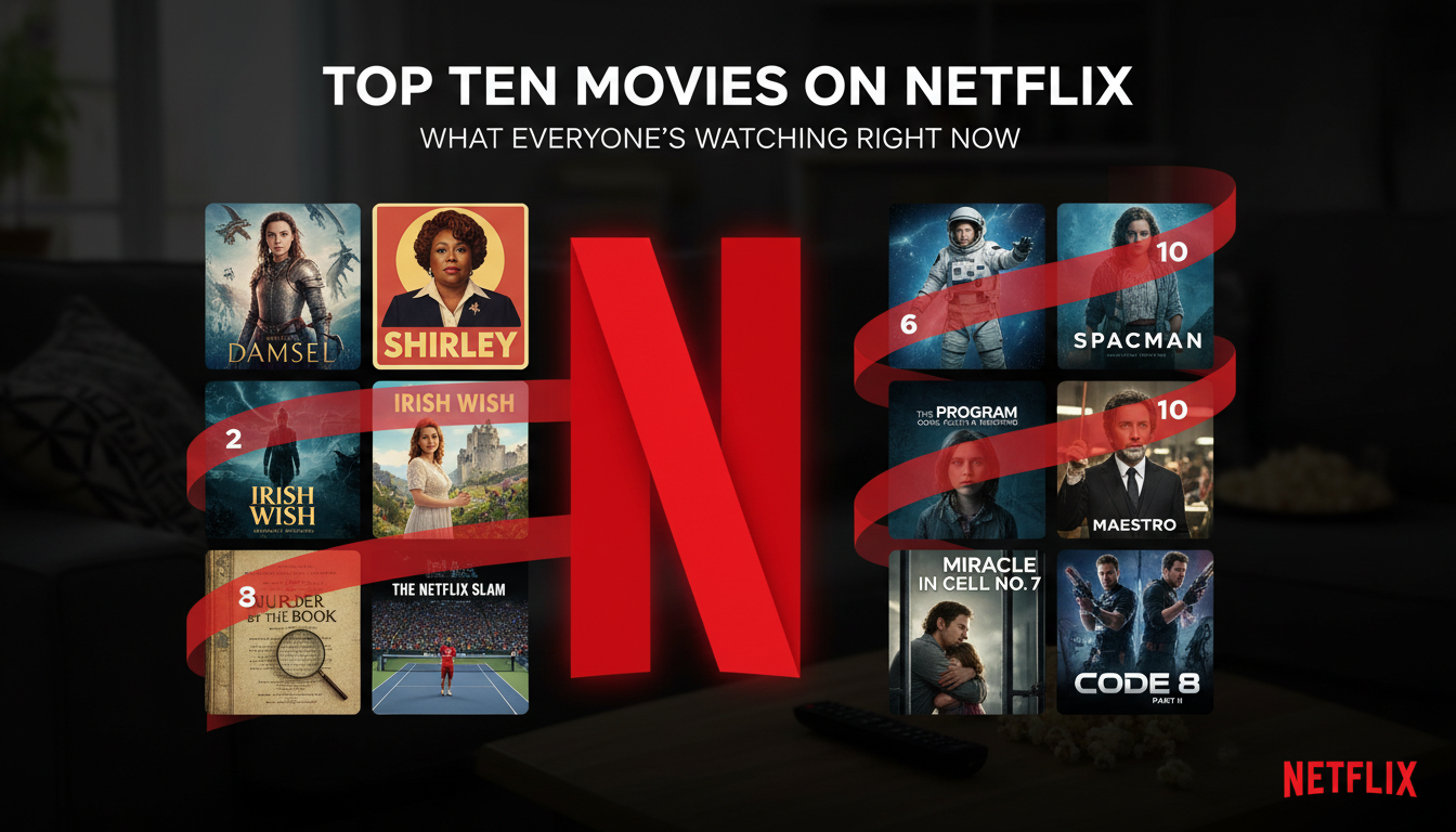 Top Ten Movies on Netflix: What Everyone’s Watching Right Now
