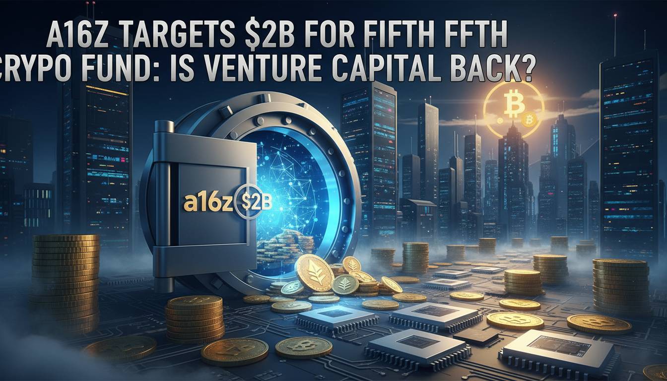 a16z Targets $2B for Fifth Crypto Fund: Is Venture Capital Back?