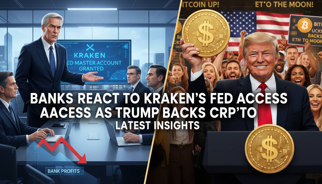 Banks React to Kraken’s Fed Access as Trump Backs Crypto | Latest Insights