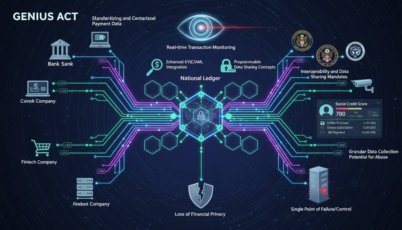 Why the Genius Act Could Unlock CBDC Surveillance—No New Coin Needed
